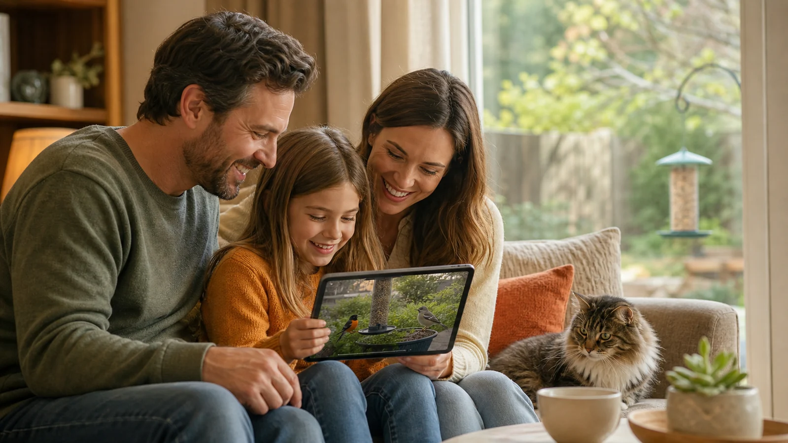 Family sharing FurPerch community moment