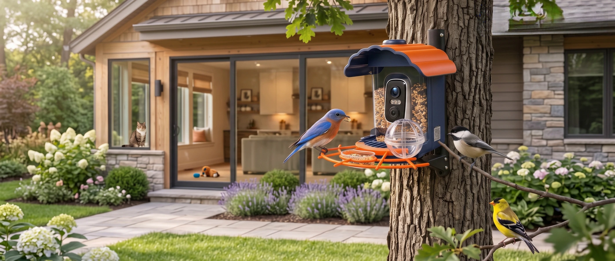 FurPerch smart AI bird feeder product