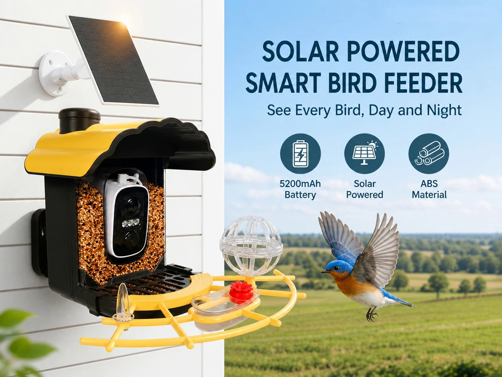 2K HD Bird Camera Feeder