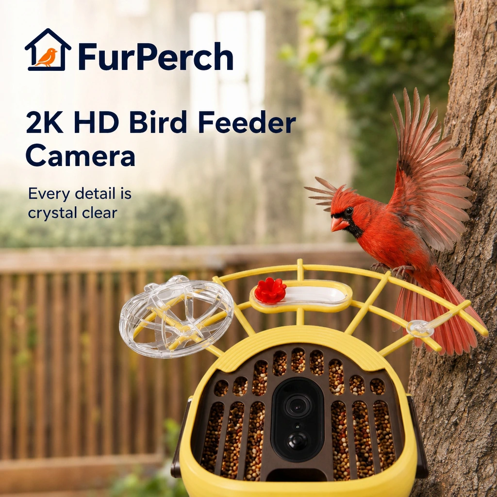 FurPerch 2K HD Bird Camera Feeder - Image 3