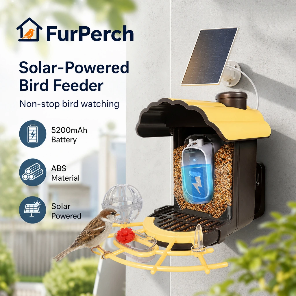 FurPerch 2K HD Bird Camera Feeder - Image 4