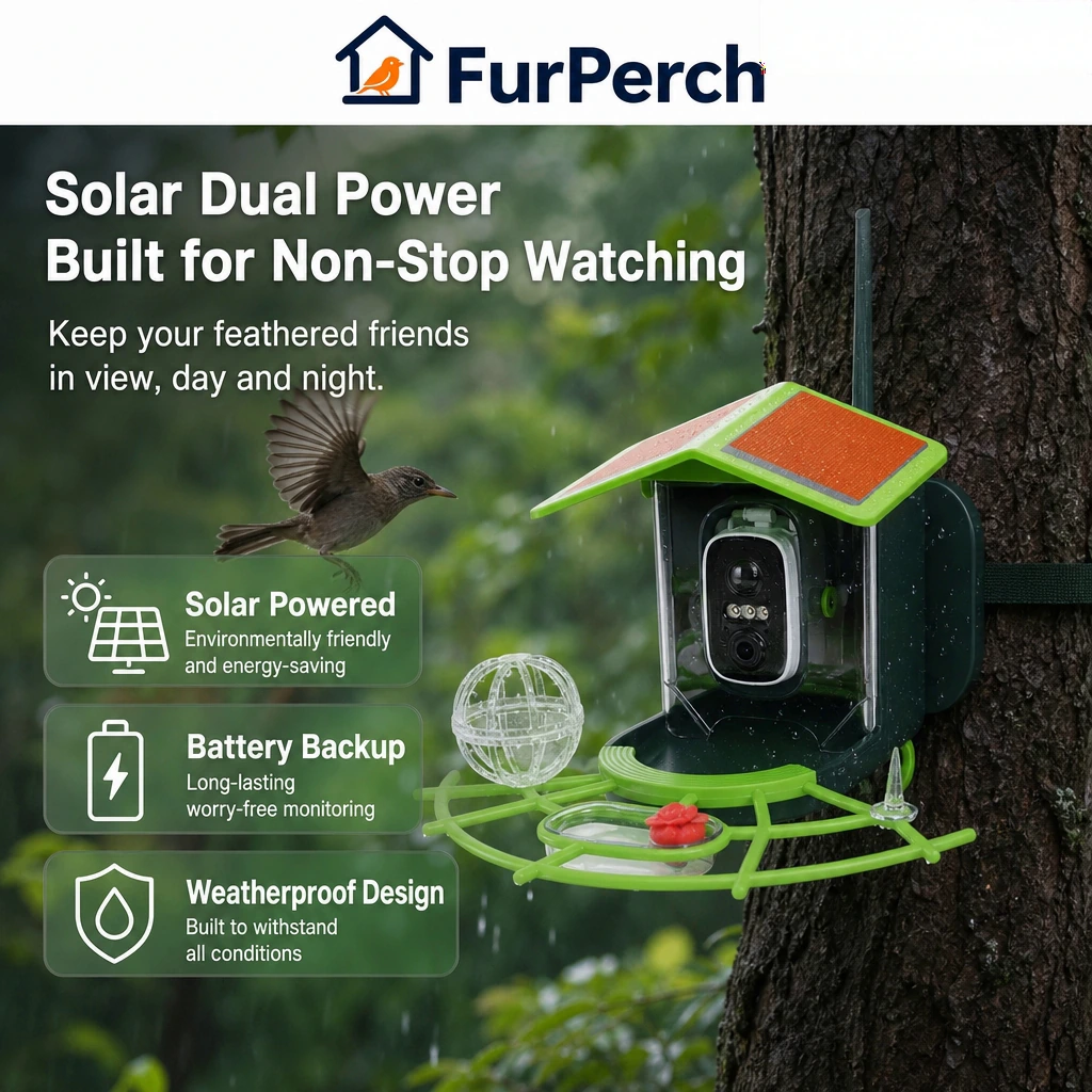 FurPerch AI Squirrel Deterrent Feeder - Image 4