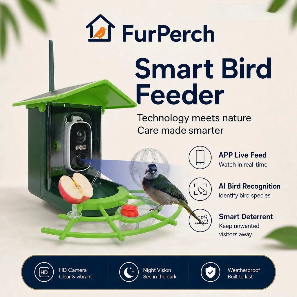 FurPerch AI Squirrel Deterrent Feeder