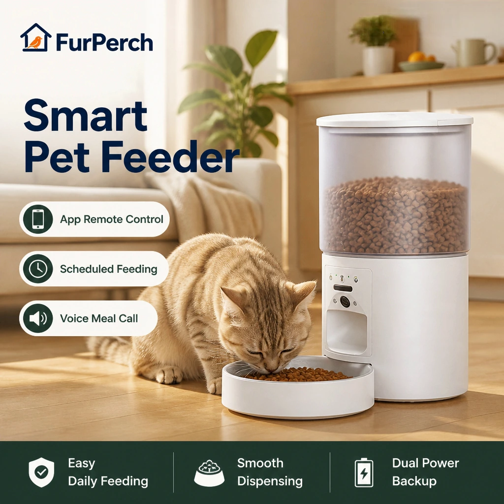 FurPerch App Remote Smart Pet Feeder