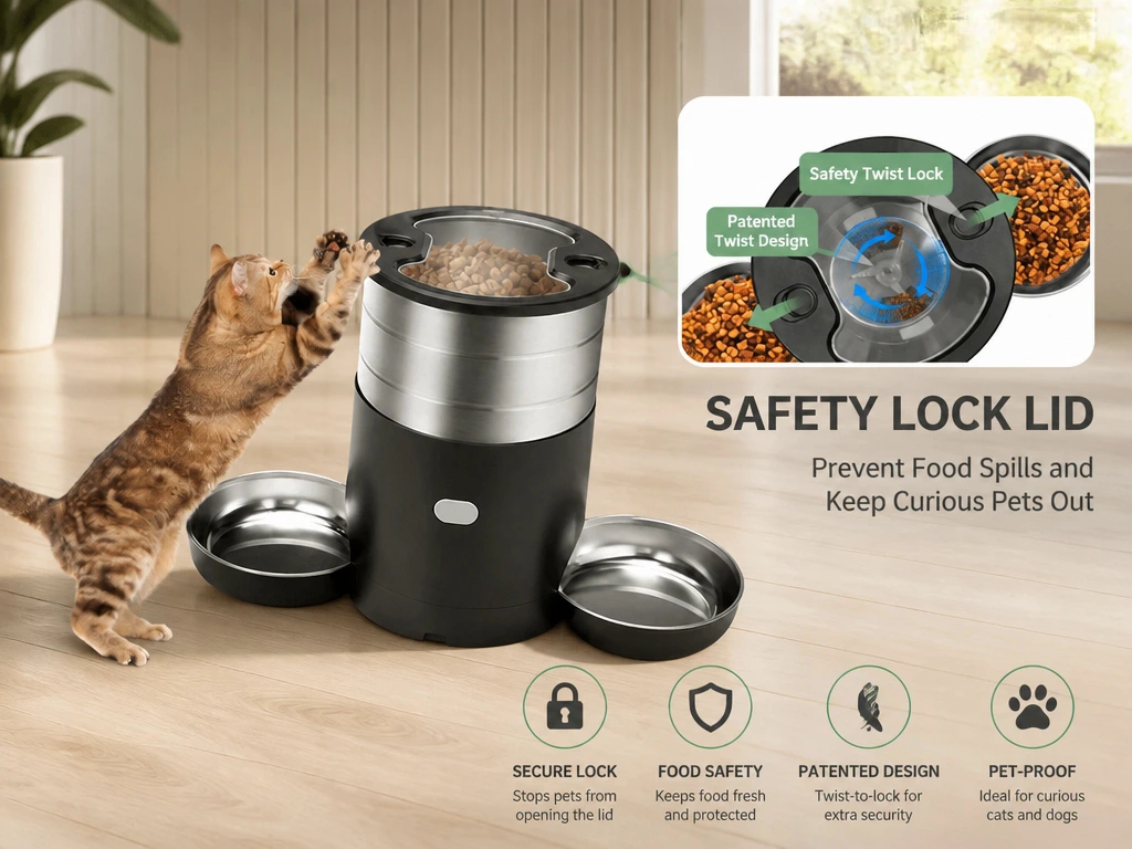 Safety Lock Lid
