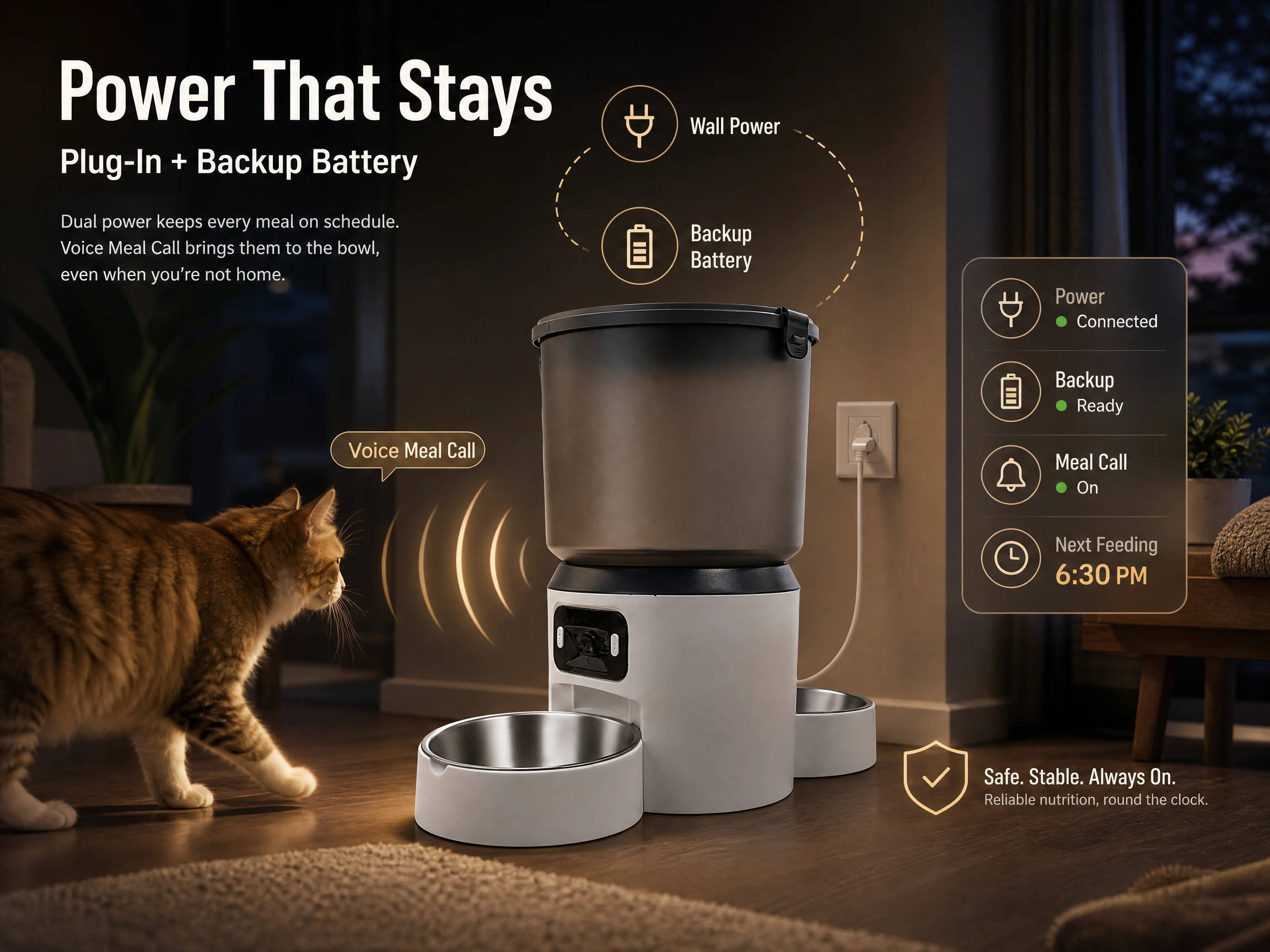 Dual Power Backup
