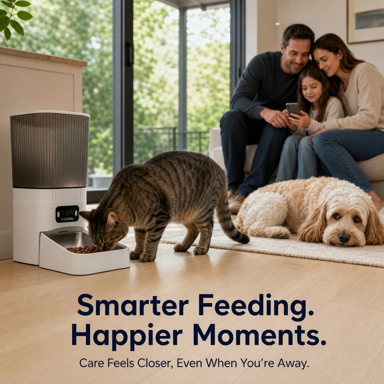FurPerch WS1-2 6L Smart Camera Pet Feeder